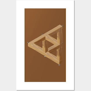 Penrose triple tribar Posters and Art